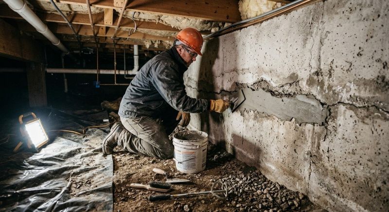 Basement Foundation Repair in Cayuga, IN