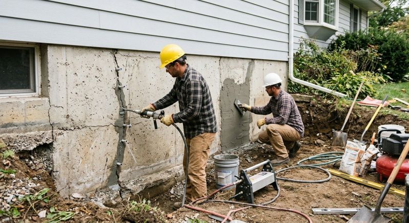 Basement Foundation Repair in Terre Haute, IN