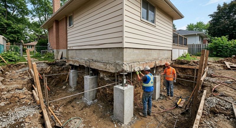 Basement Underpinning in Rockville, IN