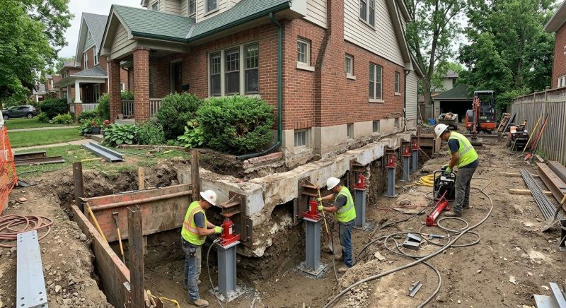 Basement Underpinning in Rockville, IN