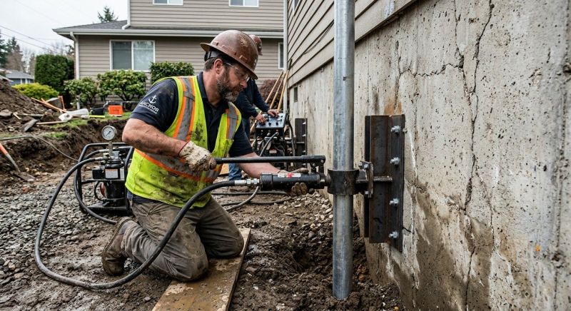 Concrete Foundation Leveling in Mecca, IN