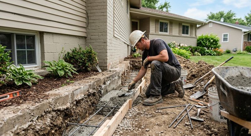 Concrete Foundation Repair in Mecca, IN