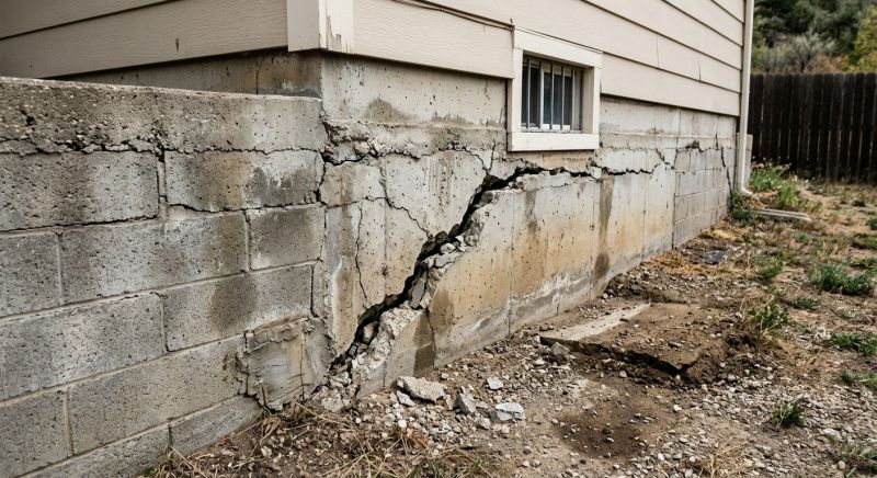 Cracked Foundation Repair in Greencastle, IN