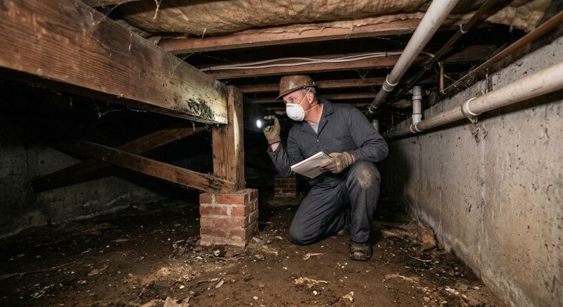 Crawl Space Leveling in Rockville, IN