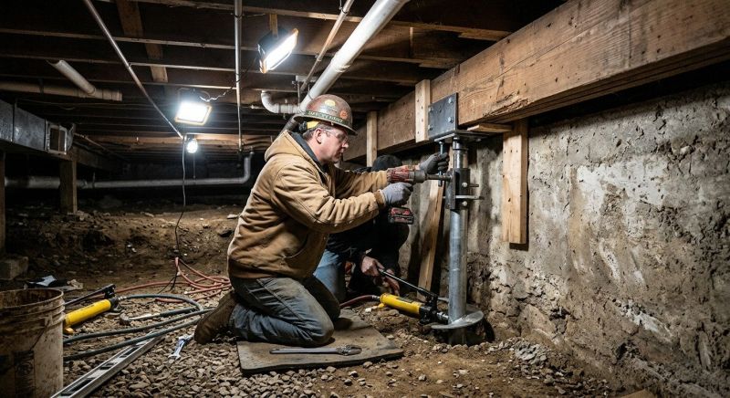 Crawlspace Foundation Repair in Brazil, IN
