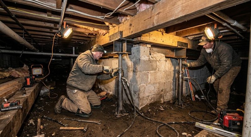 Crawlspace Foundation Repair in Rockville, IN