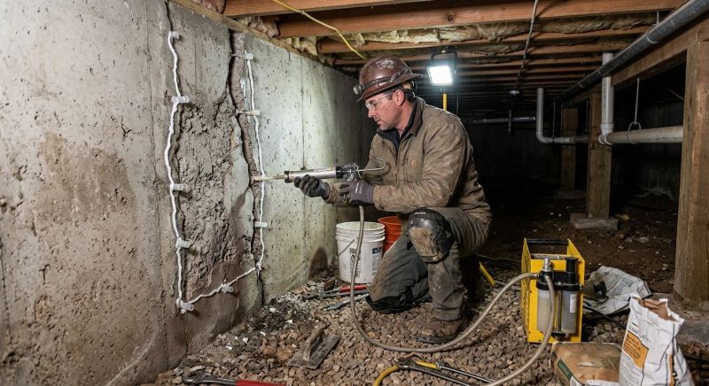 Crawlspace Foundation Repair in Rockville, IN