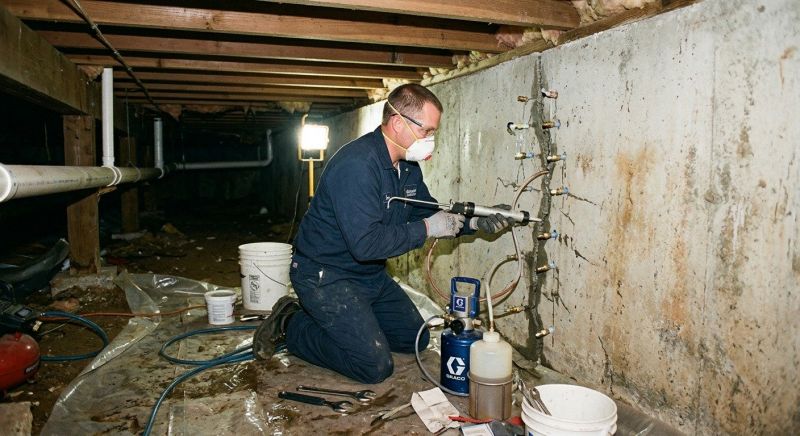 Crawlspace Foundation Repair in Rockville, IN