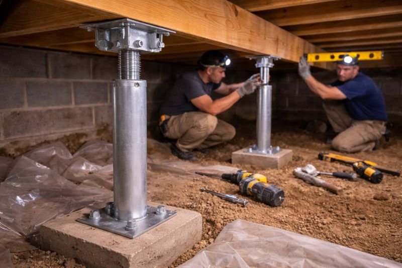 Crawlspace Structural Repair in Rockville, IN