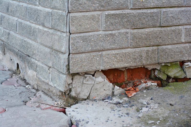 Foundation Damage Repair in Rockville, IN