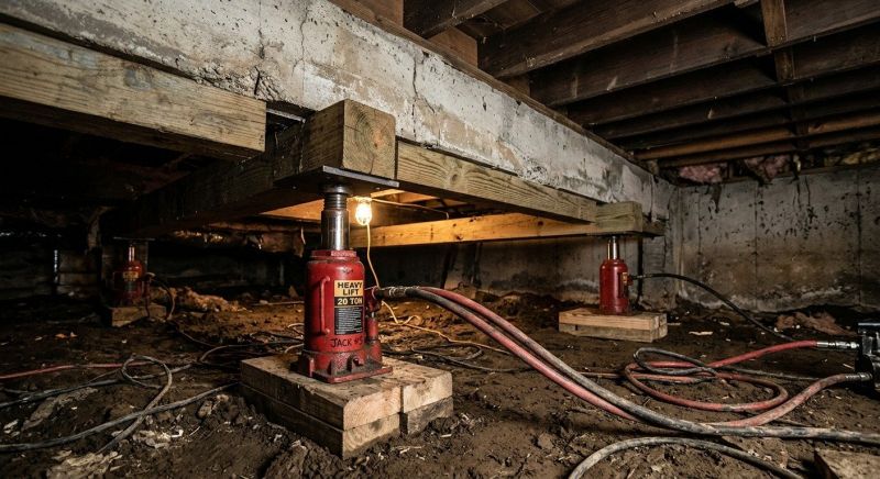 Foundation Jacking in Rockville, IN