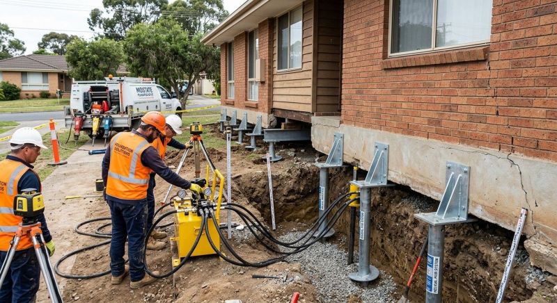 Foundation Jacking in Mecca, IN