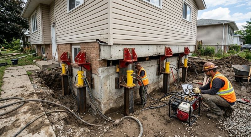 Foundation Lifting in Cayuga, IN