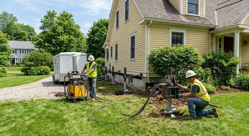 Foundation Lifting in Cayuga, IN