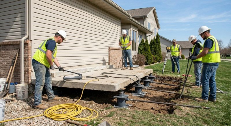 Foundation Lifting in Rockville, IN