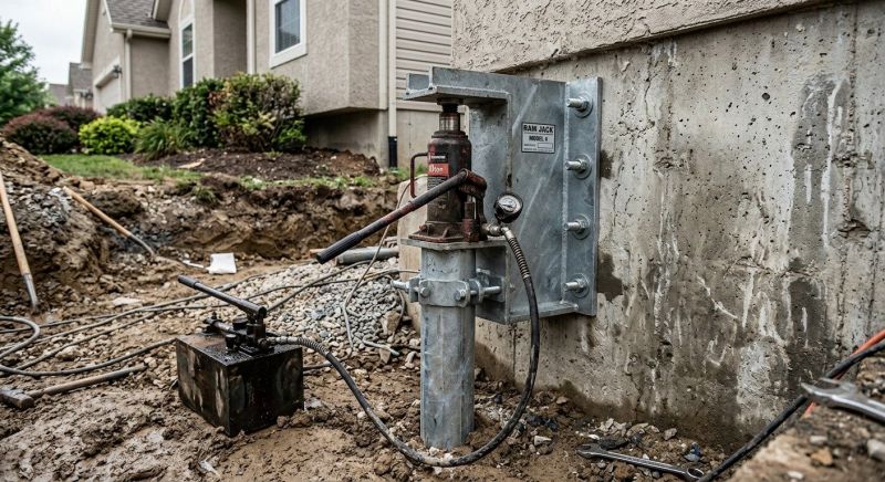 Foundation Pier Leveling in Rockville, IN