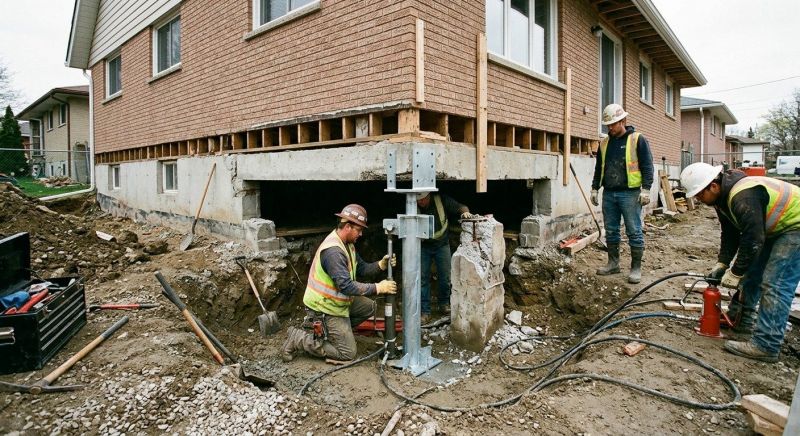 Foundation Pier Repair in Rockville, IN