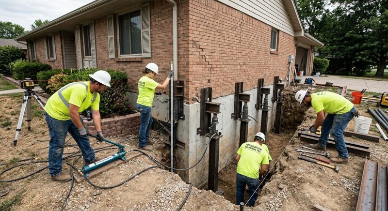 Foundation Raising in Cayuga, IN