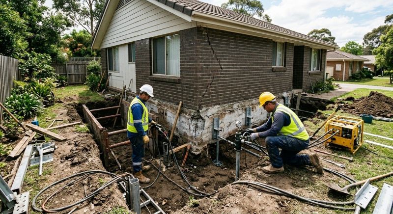 Foundation Renovation in Rockville, IN