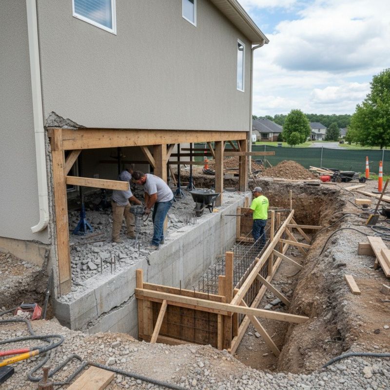 Foundation Repair in Cayuga, IN