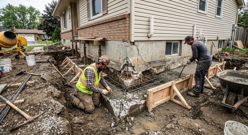 Foundation Repair in Mecca, IN