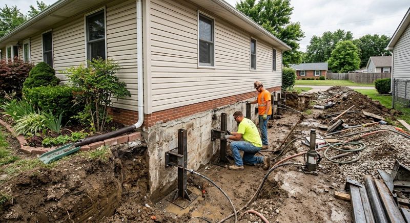 Foundation Stabilizing in West Terre Haute, IN