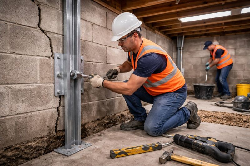 Foundation Structural Repair in Cayuga, IN