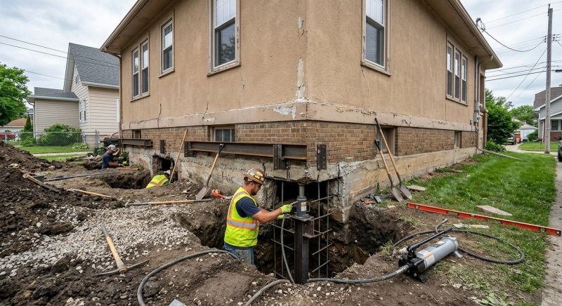 Foundation Underpinning in Rockville, IN