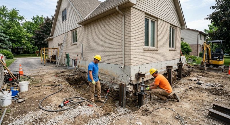 Helical Pile Installation in Rockville, IN