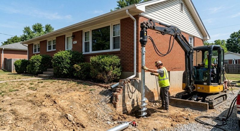 Helical Pile Installation in Rockville, IN