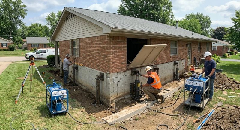 Home Foundation Leveling in Rockville, IN