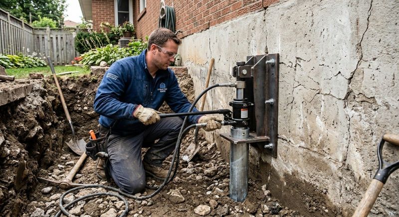 House Foundation Leveling in Rockville, IN