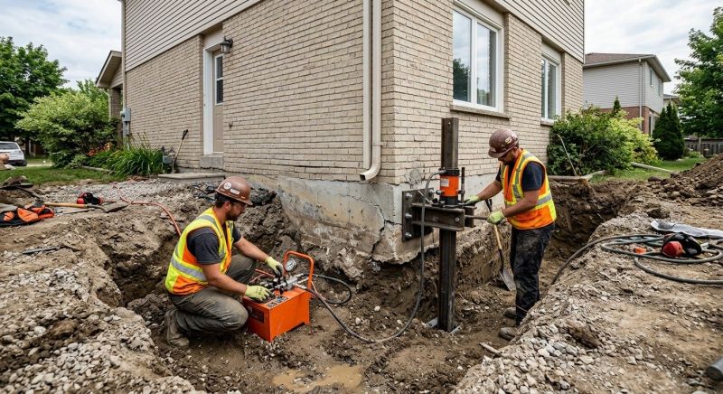 Sinking Foundation Lifting in Rockville, IN