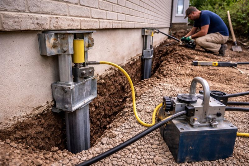 Sinking Foundation Repair in Clay County, IN
