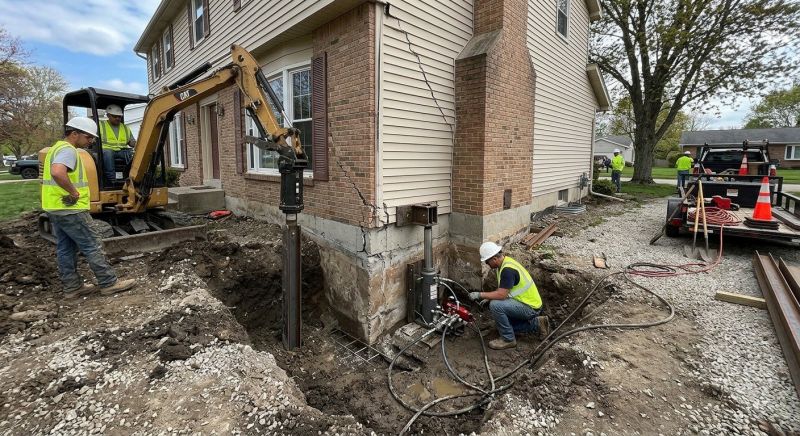 Sinking Foundation Repair in West Terre Haute, IN