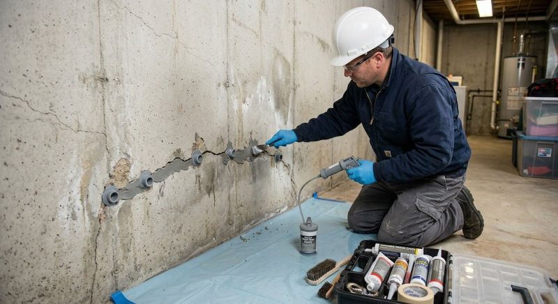 Structural Crack Repair in Rockville, IN