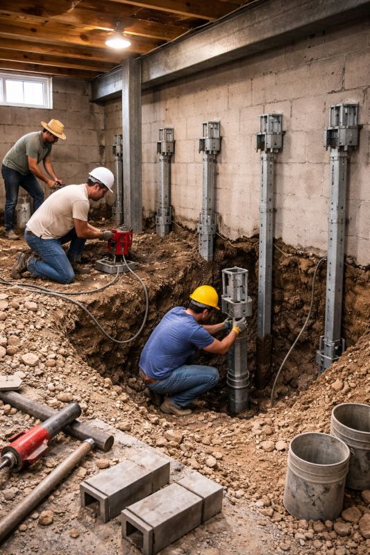 Structural Underpinning in Rockville, IN