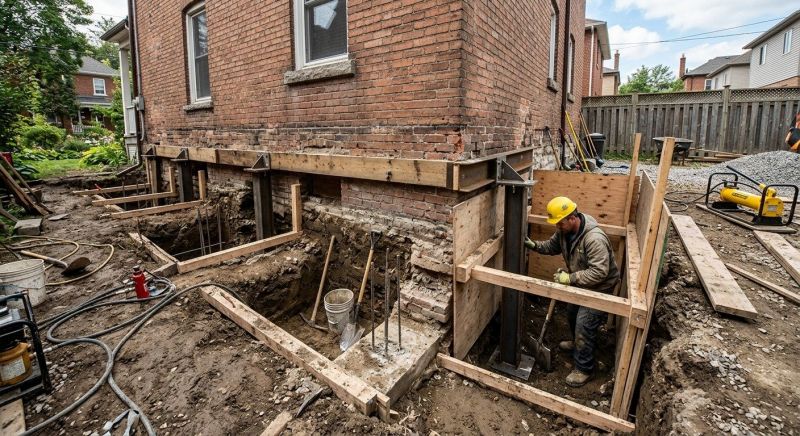 Structural Underpinning in Rockville, IN