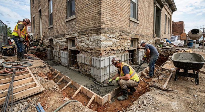 Underpinning Repair in Rockville, IN